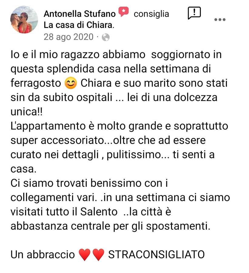 La Casa Di Chiara Lejlighed Taviano  Eksteriør billede